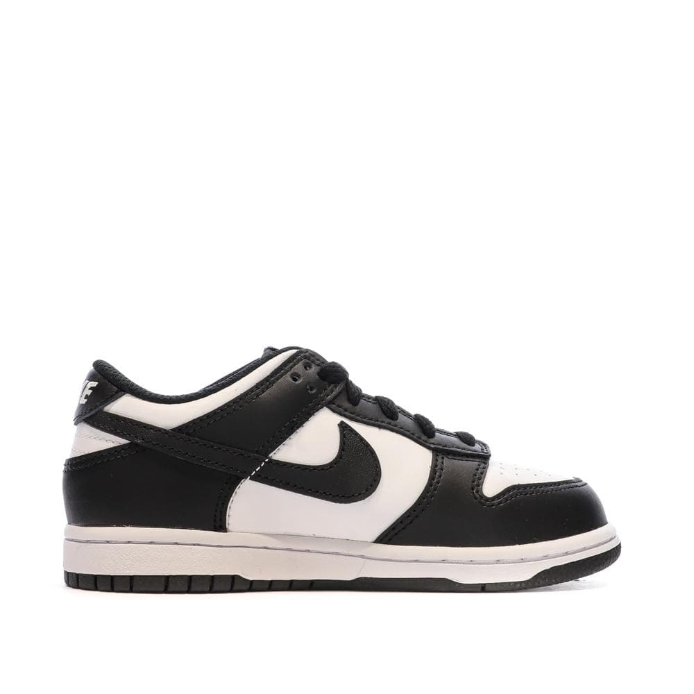 Baskets Blanches/Noires Garçon Nike Dunk Low 2