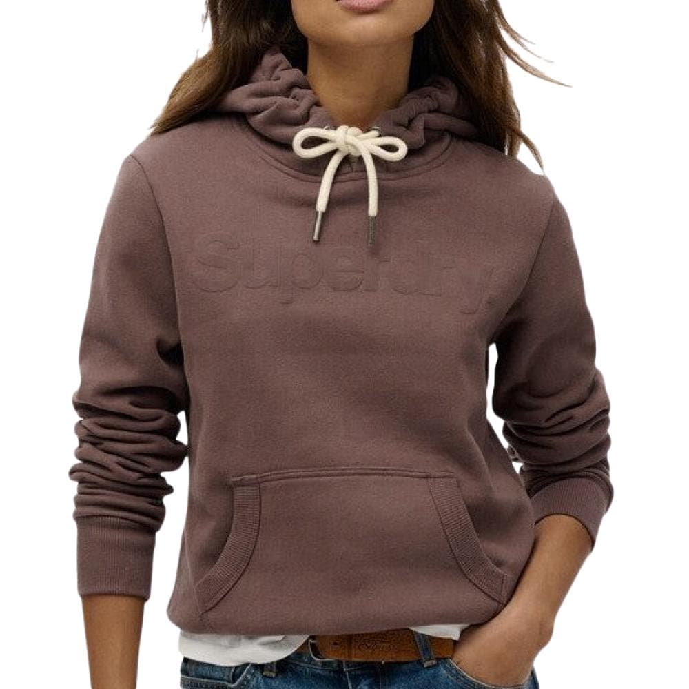 Sweat à Capuche Marron Femme Superdry Tonal Core 1