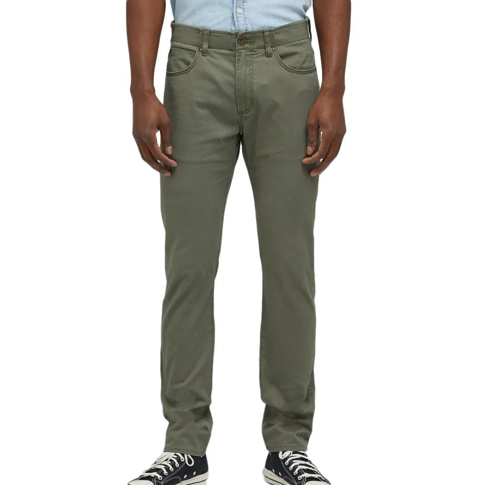 Jean Slim Kaki Homme Lee Muted 1