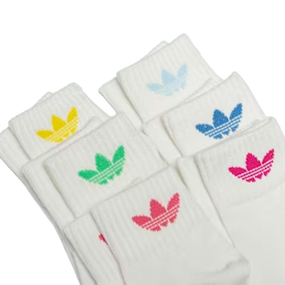 x6 Paires de Chaussettes Blanches Fille Adidas JC8541 2