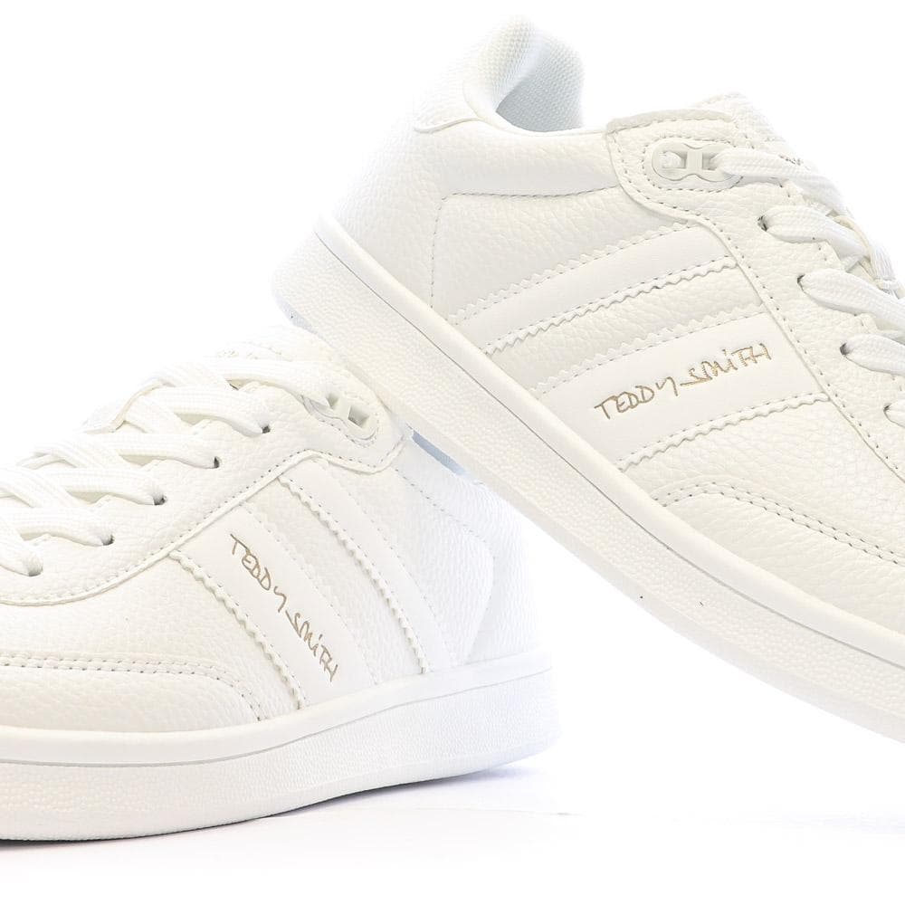 Baskets Blanches Femme Teddy Smith Pu Ladies 8