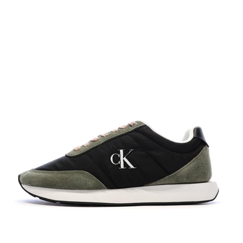 Baskets Noir/Vert Femme Calvin Klein Jeans Retro 1