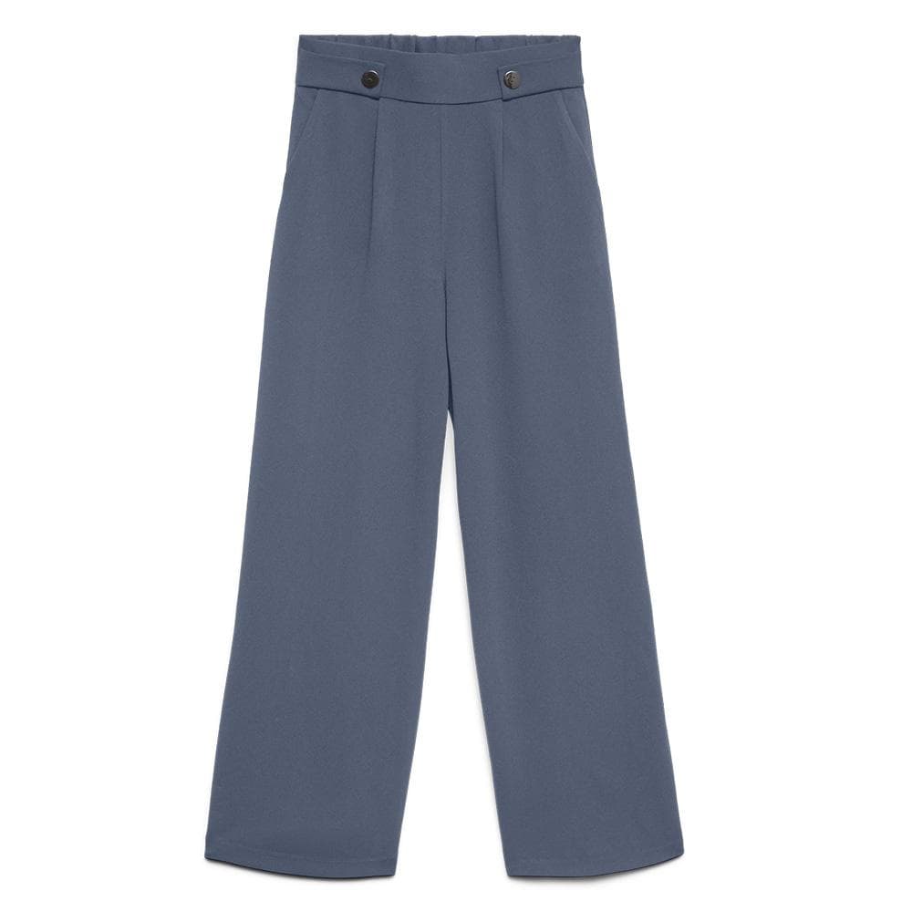 Pantalon Bleu Femme Vero Moda May Button 1