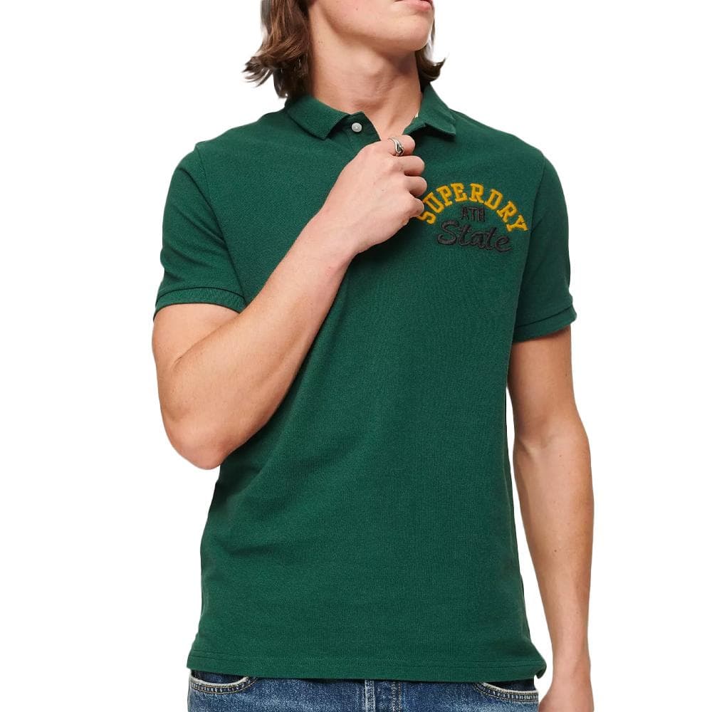 Polo Vert Homme Superdry Vintage Superstate 1