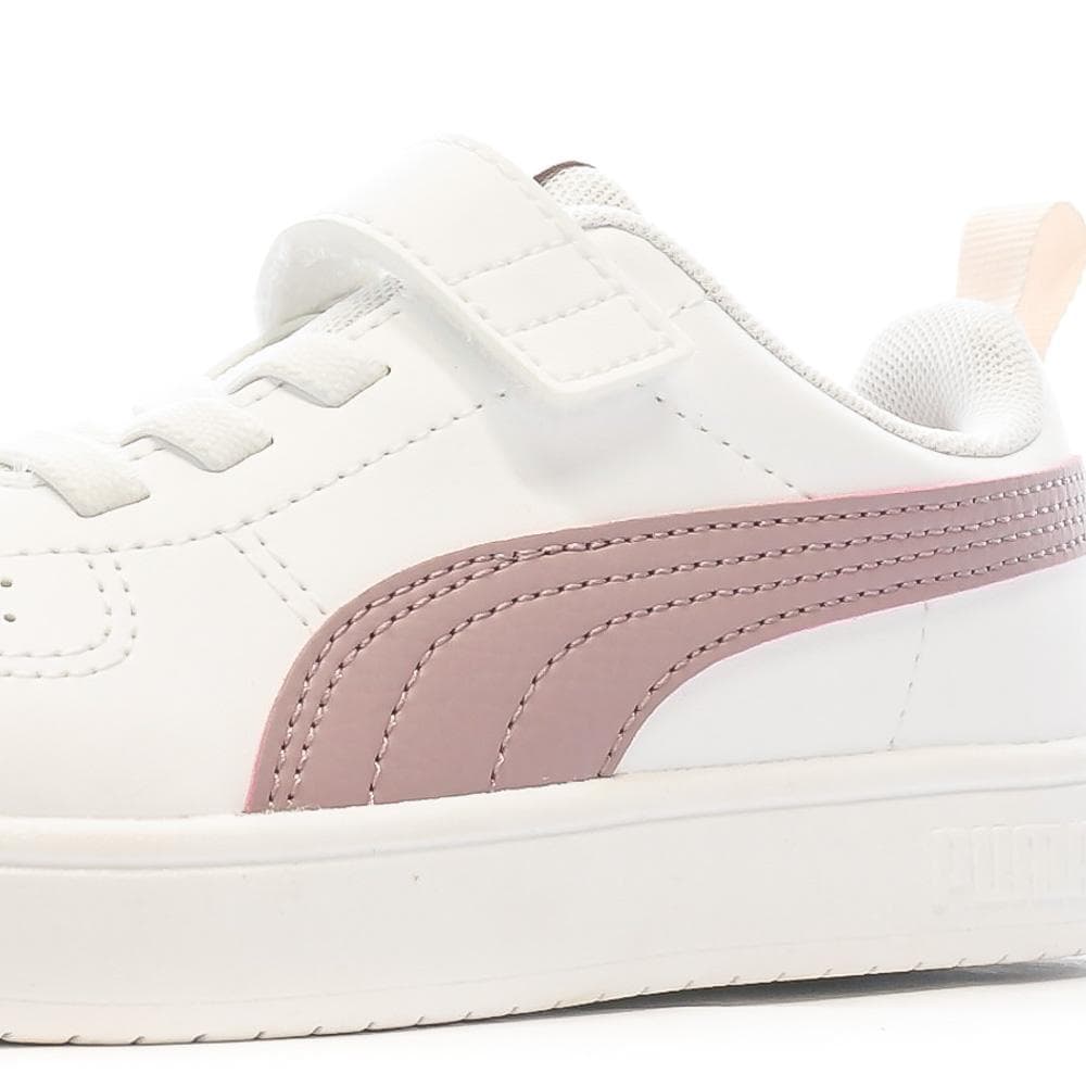 Baskets Blanches/Violet Fille Puma Rickie 7