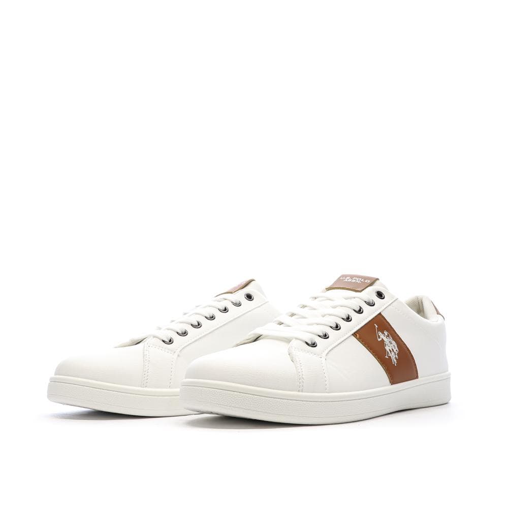 Baskets Blanches/Camel Homme US Polo ASSN High-top 6
