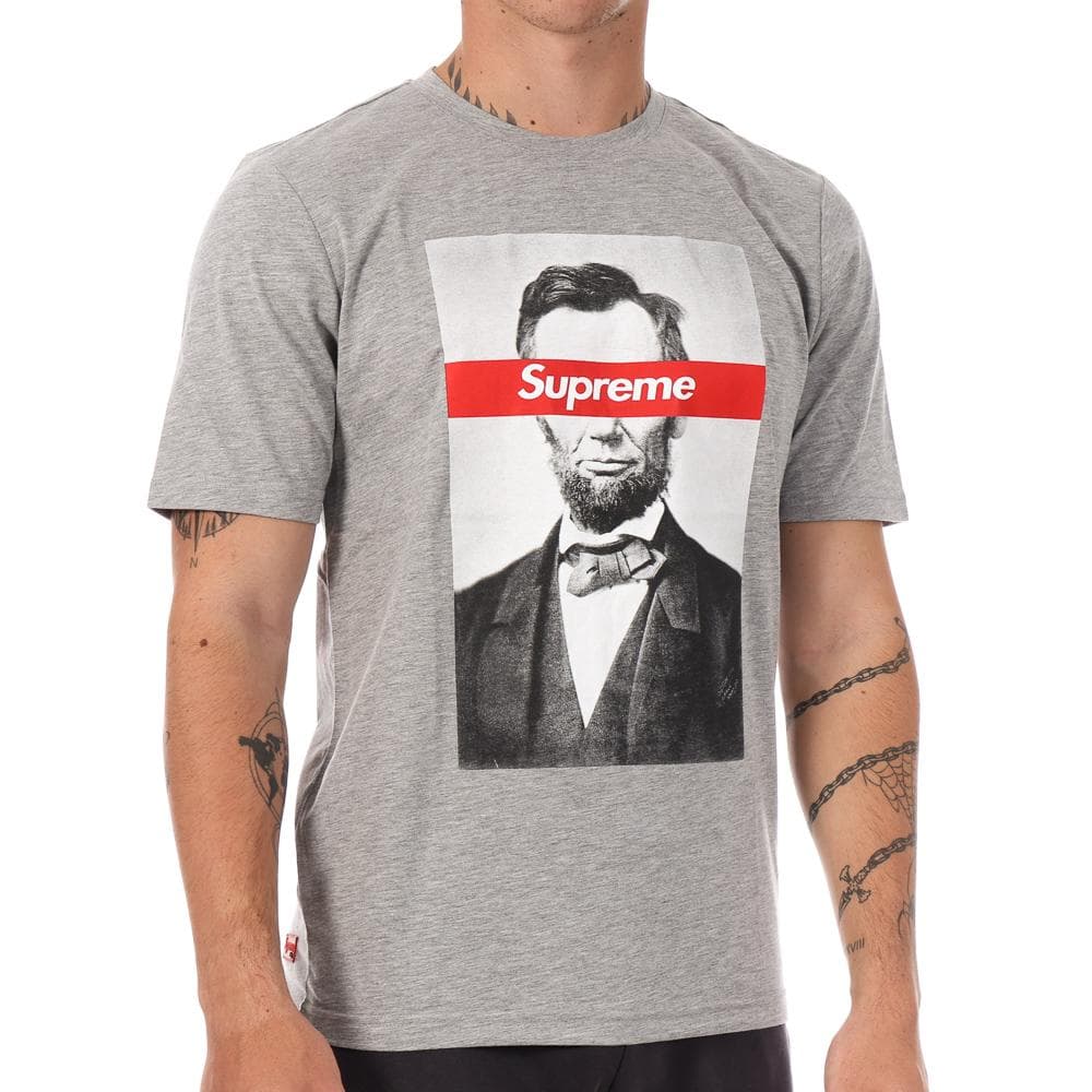 T-shirt Gris Homme Supreme Grip Story 1
