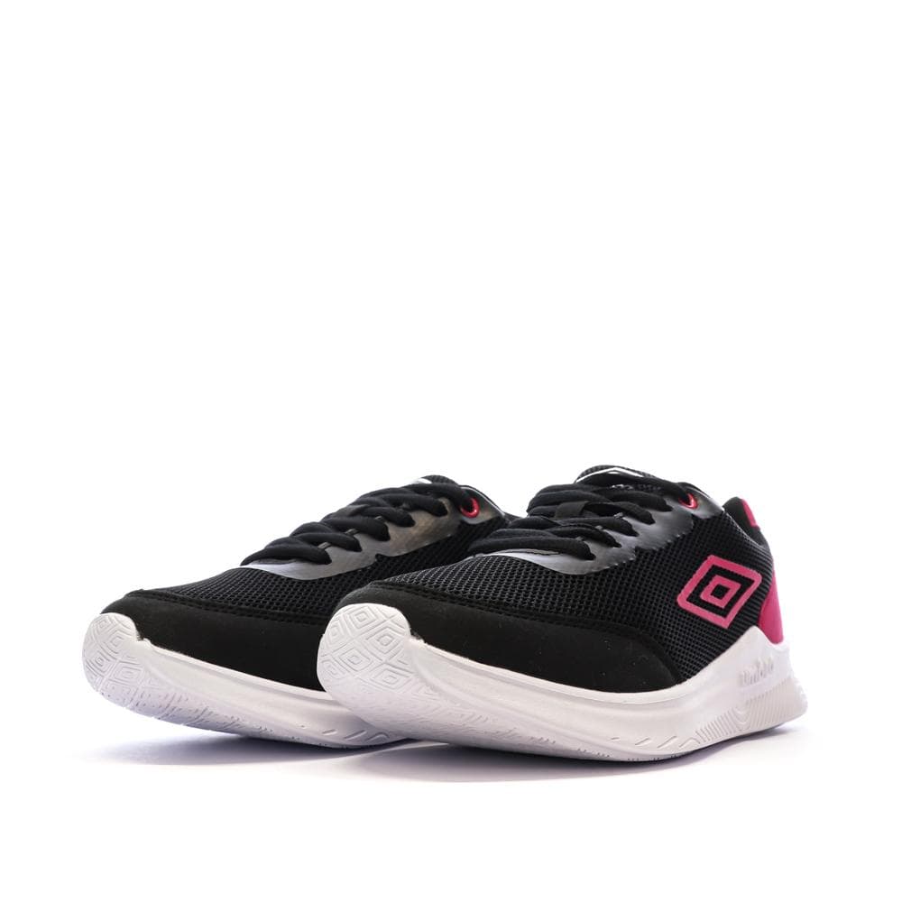 Baskets Noir/Rose Femme Umbro Nateo 6