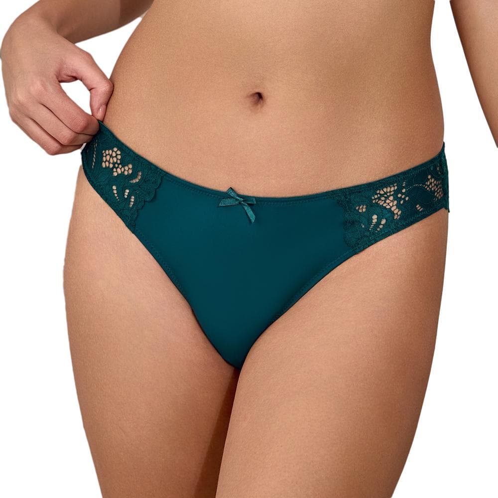Tanga Vert Foncé Femme Les Petites Bombes Emilie 1