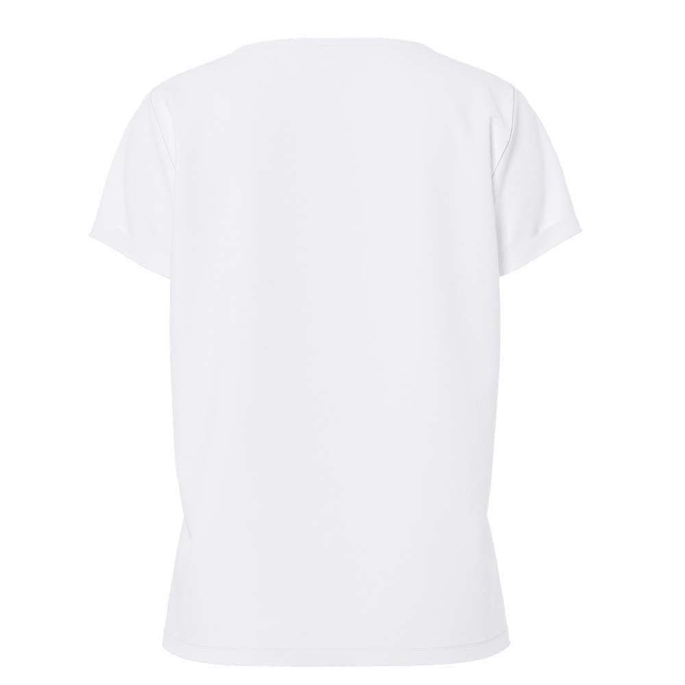 T-Shirt Blanc Coeur Femme Pieces Pcoda 2