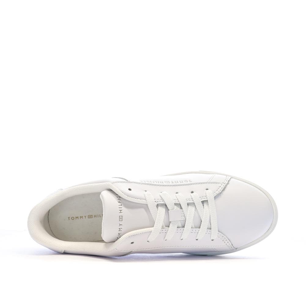 Baskets Blanches Femme Tommy Hilfiger Essential Court 4