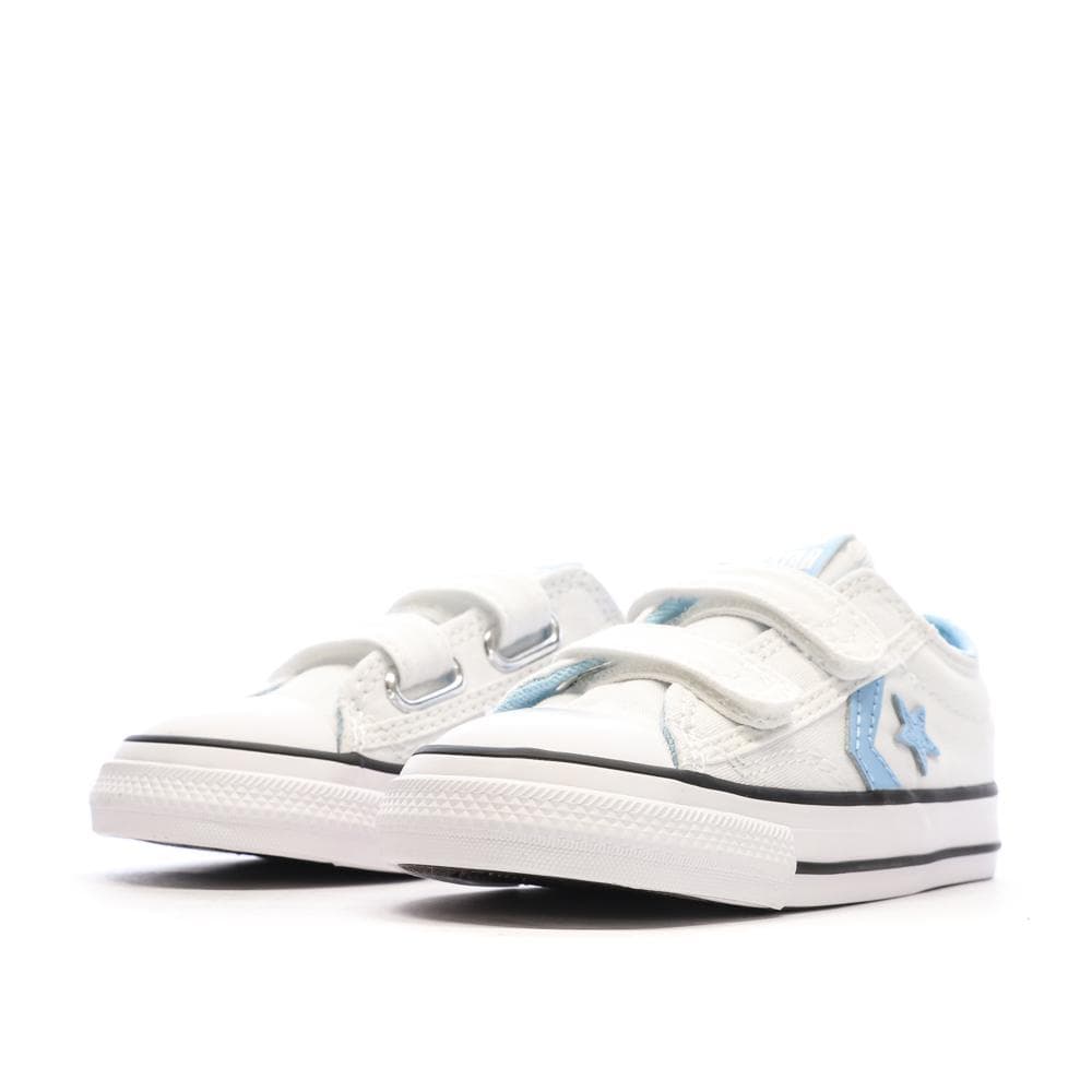 Baskets Blanc/Bleu Garçon Converse Star Player Easy 6