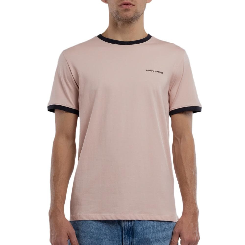 T-shirt Rose Garçon Teddy Smith 61007493D 1