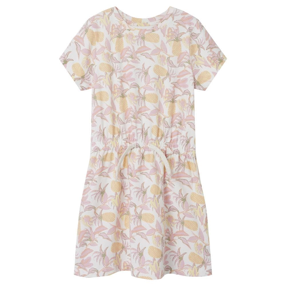 Robe Blanche/Orange Fille Name it Foskhi 1