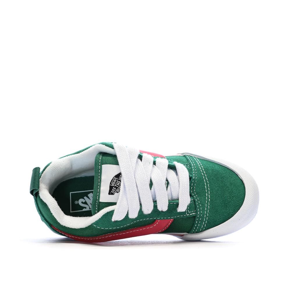 Baskets Verte/Rose Fille Vans Knu Skool 4