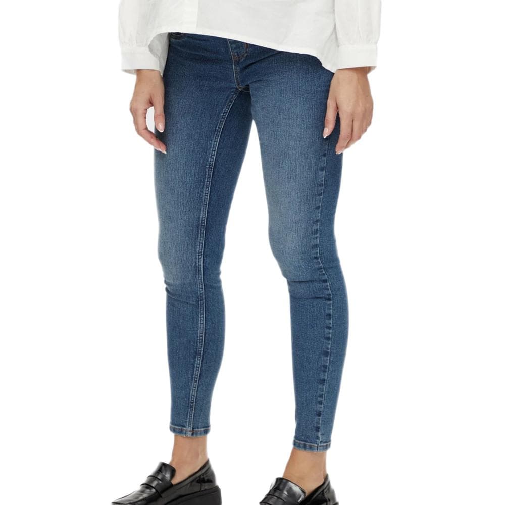 Jean Skinny Bleu Femme Mamalicious Lamy 1