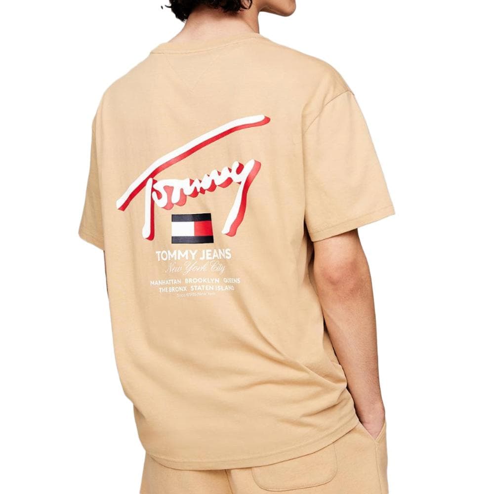 T-shirt Beige Homme Tommy Hilfiger DM0DM18574 2