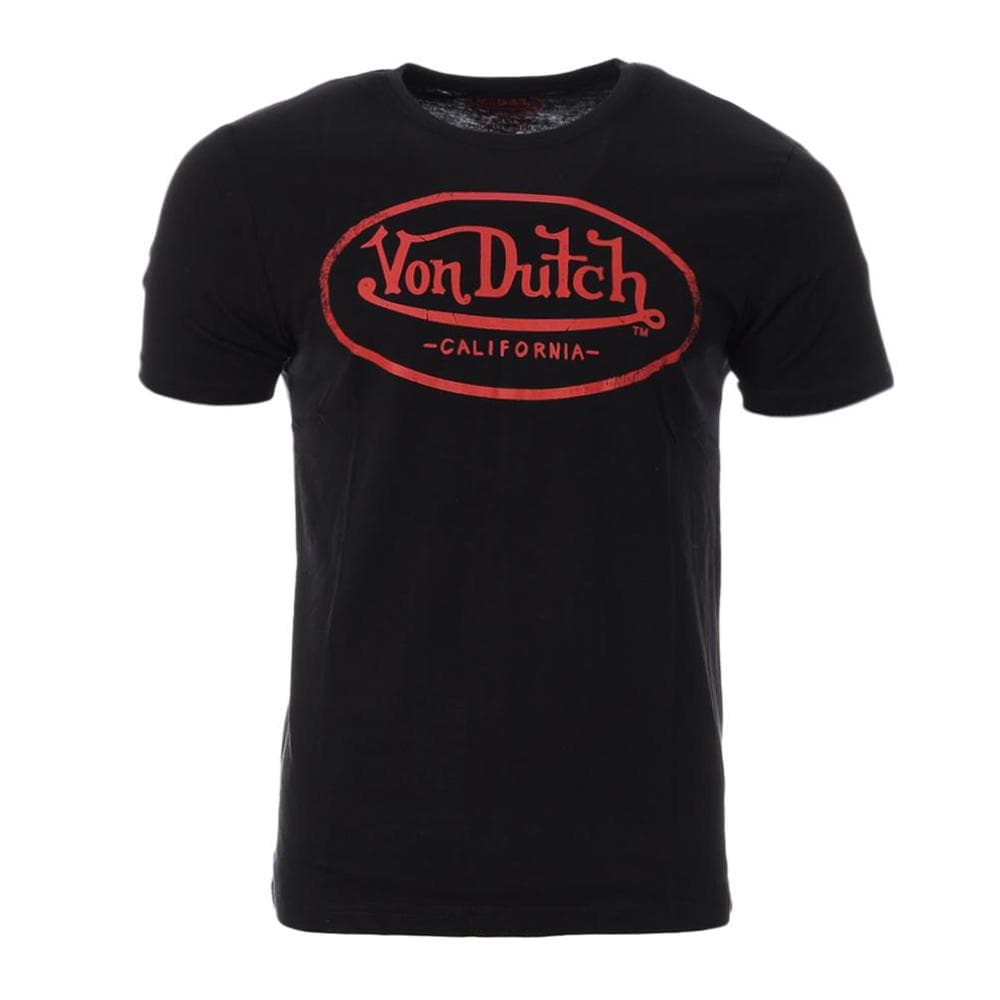T-shirt Noir Homme Von Dutch Log VD 1