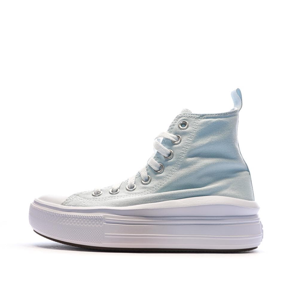 Baskets Bleu Ciel Femme Converse Chuck Taylor All Star Move 2
