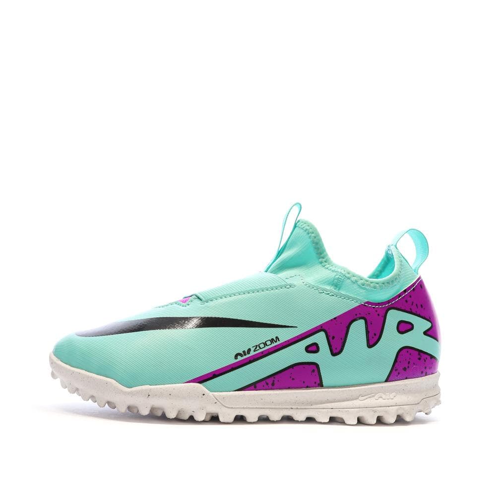 Chaussures de Football Turquoise Junior Nike Jr Zoom Vapor 15 Academy TF 1