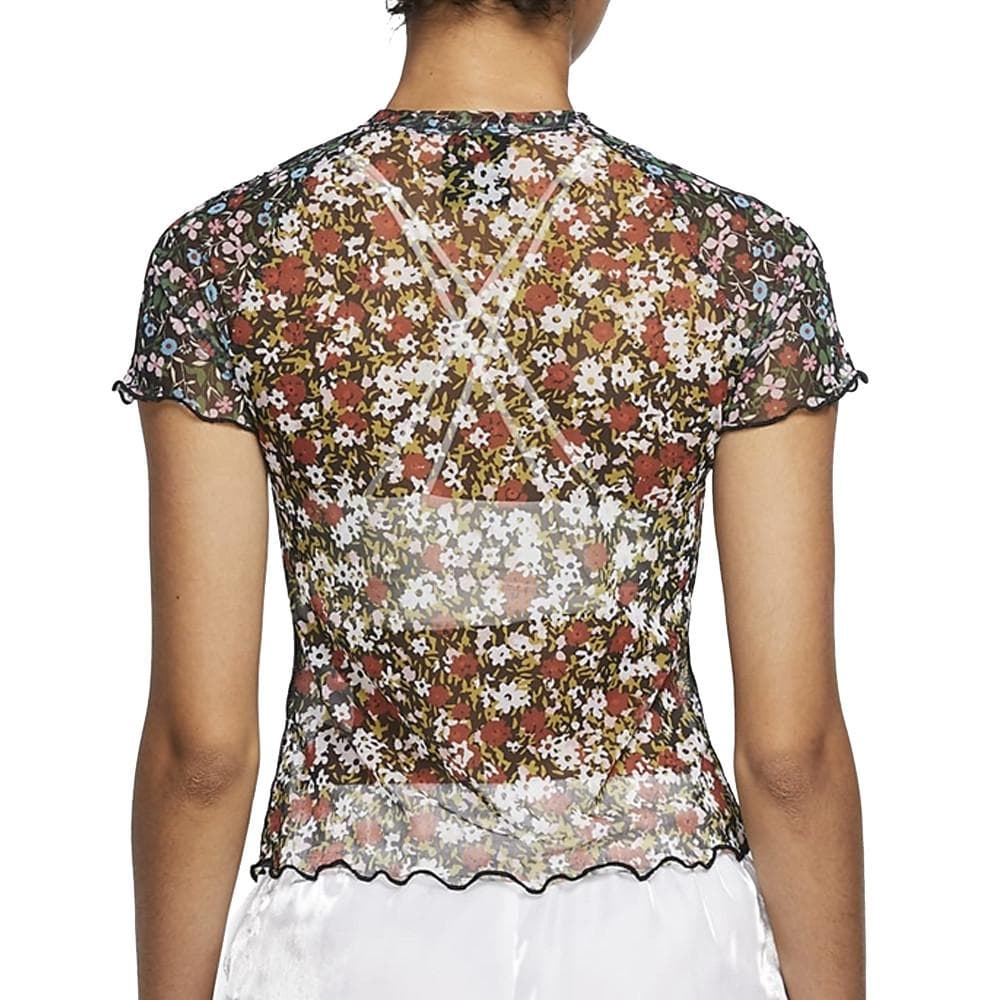 Croc Top Vert à motifs floraux Femme Nike Mesh AOP 2
