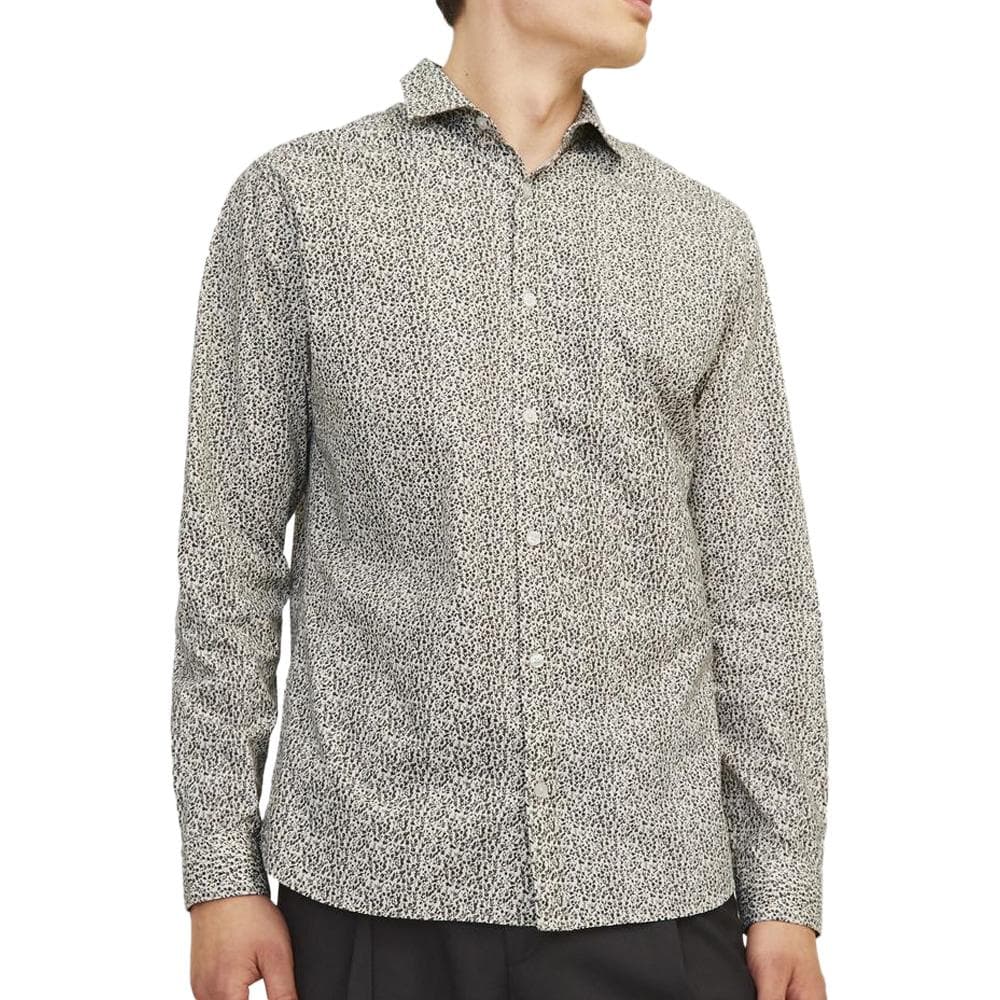 Chemise Blanche/Marine Homme Jack & Jones Blablackpool - 1