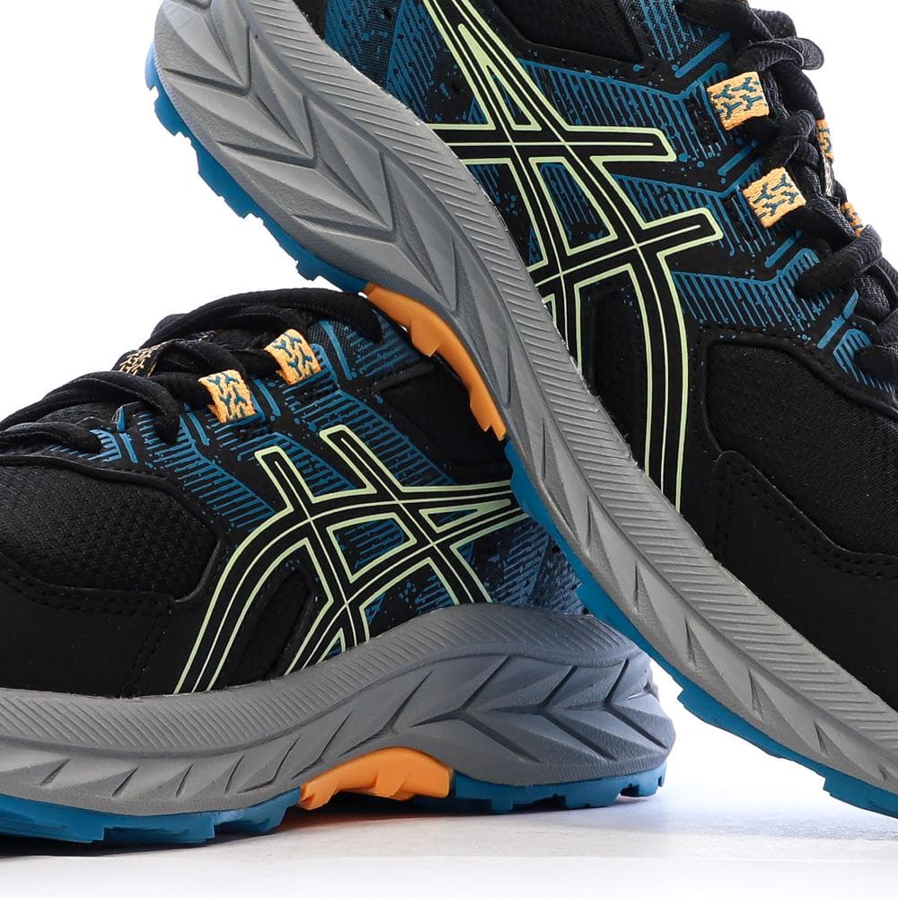 Chaussures de Running Noir/Gris Garçon Asics Pre Venture 9 7