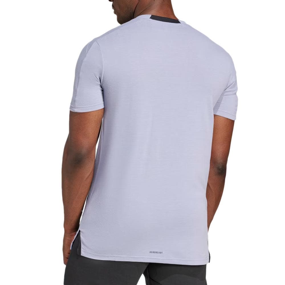 T-Shirt de Sport Violet Homme Adidas l'entraînement 2