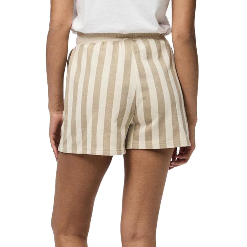 Short Beige à rayures Femme Pieces Chilli Summer 2