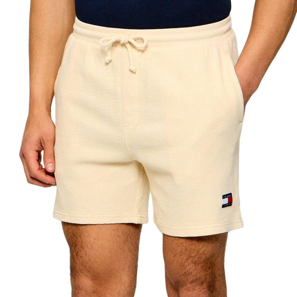 Short Beige Homme Tommy Hilfiger Washed Waffle 1
