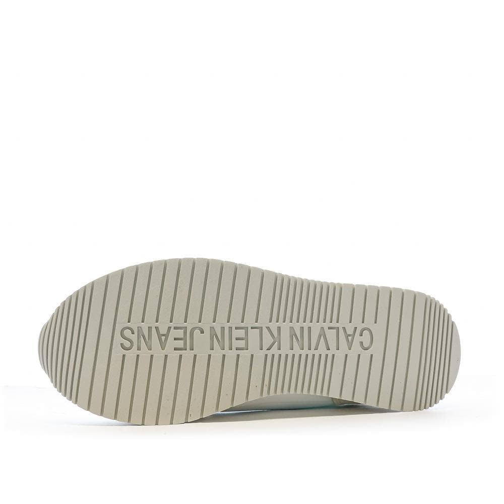 Baskets Blanche/Beige Femme Calvin Klein Jeans Runner Sock 5
