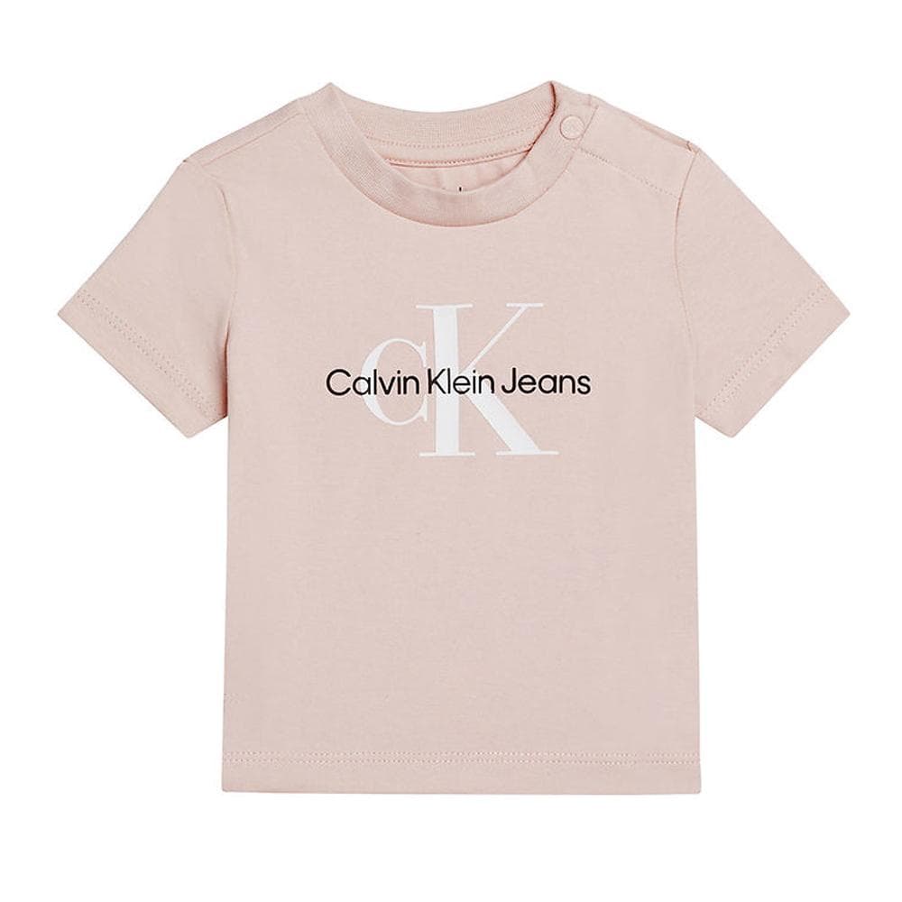 T-shirt Rose Fille Calvin Klein Jeans Monogram 1