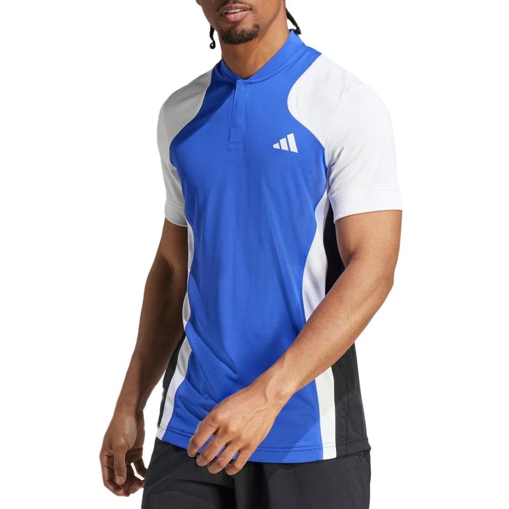 Polo Bleu Homme Adidas IT2262 1
