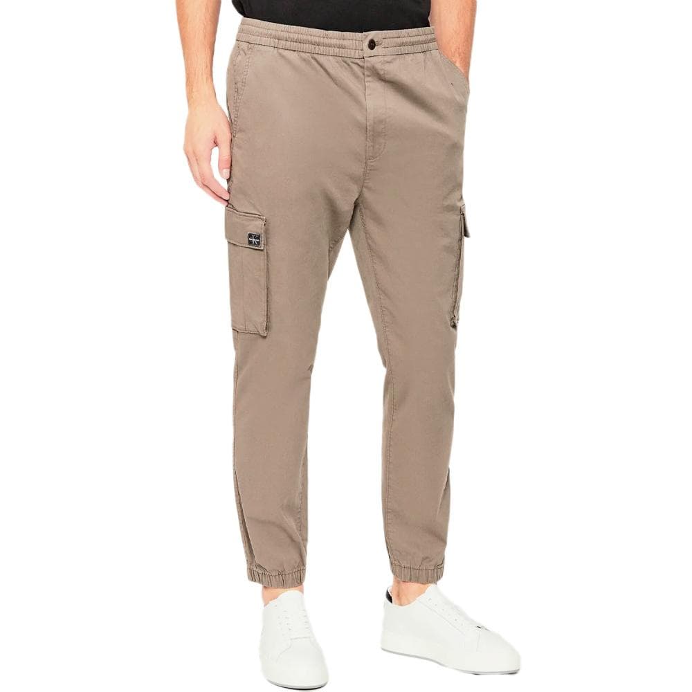 Pantalon Jogger Beige Homme Calvin Klein Jeans Skinny 1