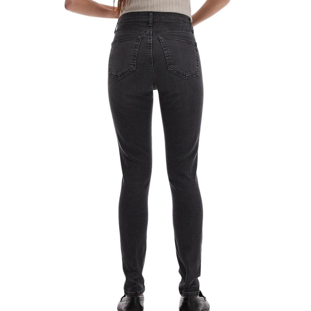 Jean Gris Femme Topshop Jamie Hr Slim 2