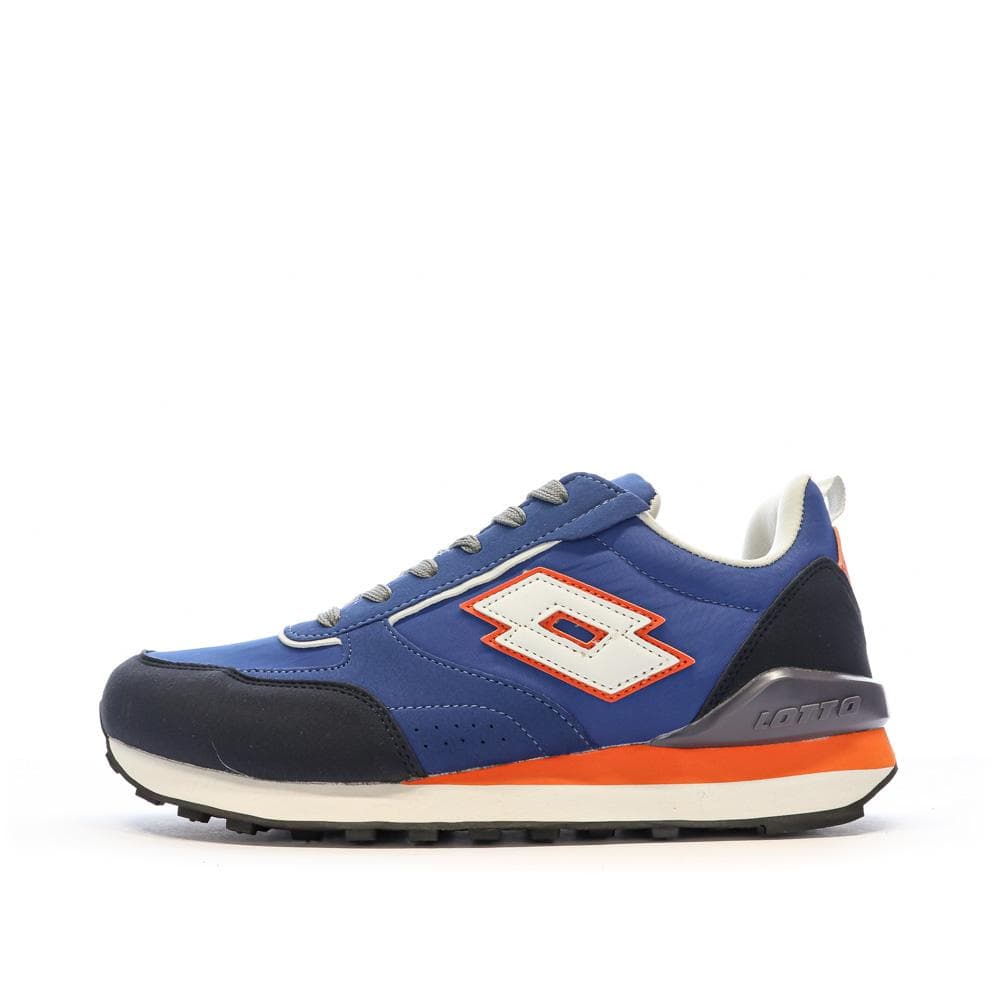 Baskets Bleu/Blanc/Orange Homme Lotto Twenty 5 1
