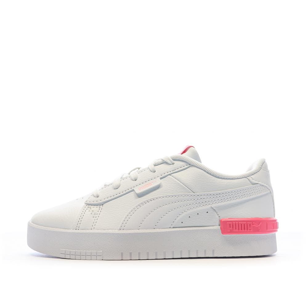 Baskets Blanc/Rose Fille Puma Jada 1