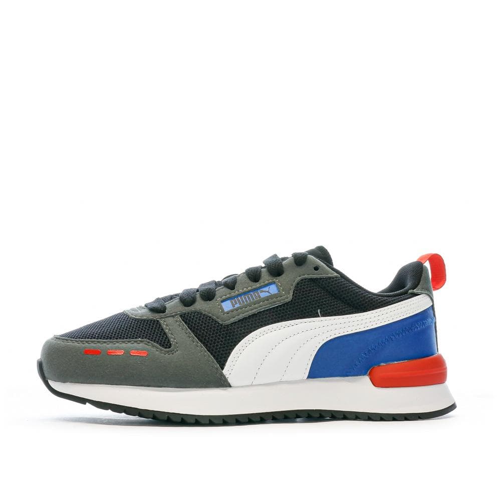 Baskets Grises/Bleu Garçon Puma R78 1