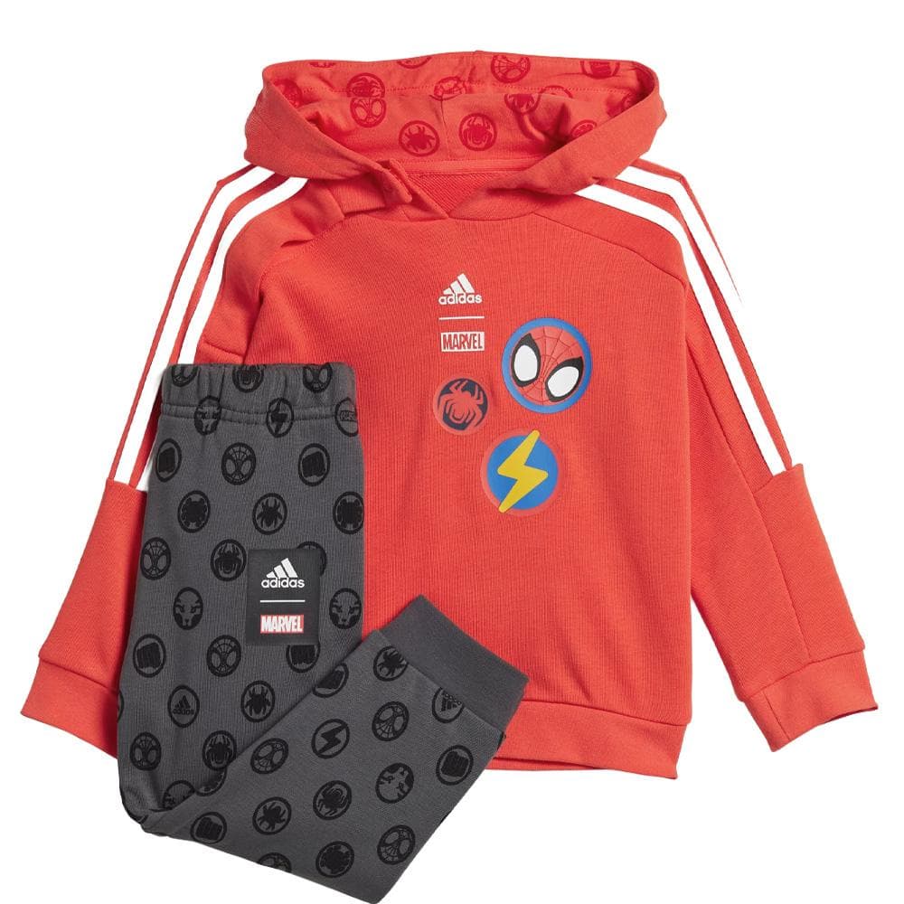 Ensemble de survetement Rouge/Gris Garçon Adidas I Dy Sm Jog 1