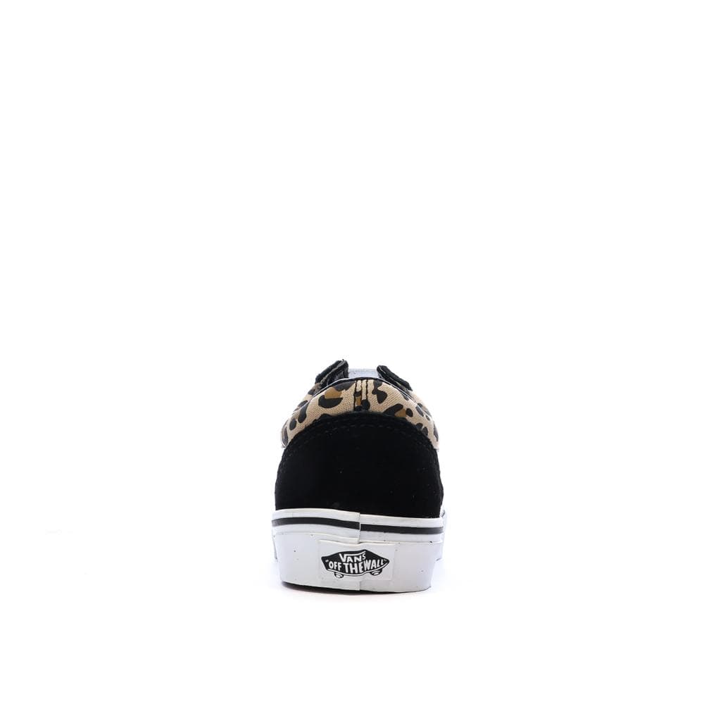 Baskets Noir/Léopard Femme Vans Old Skool Animalier 3