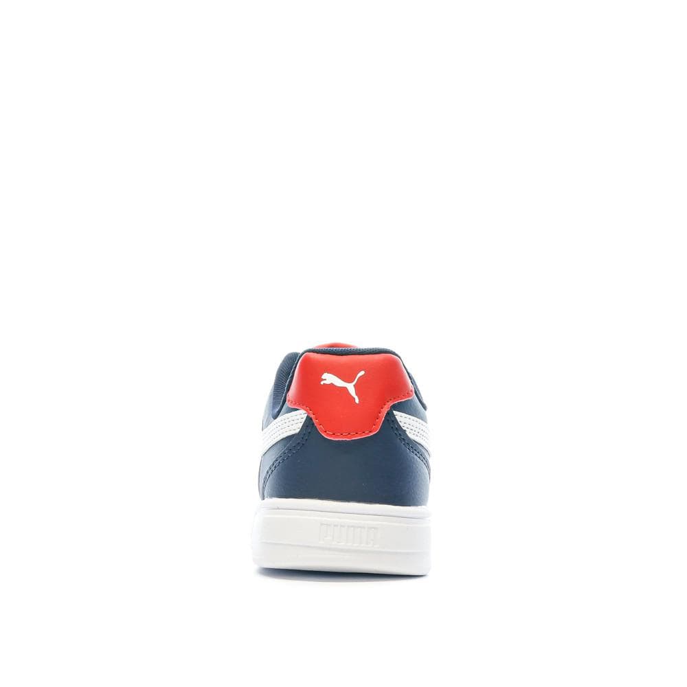 Baskets Marine/Blanc/Rouge Garçon Puma Caven 3