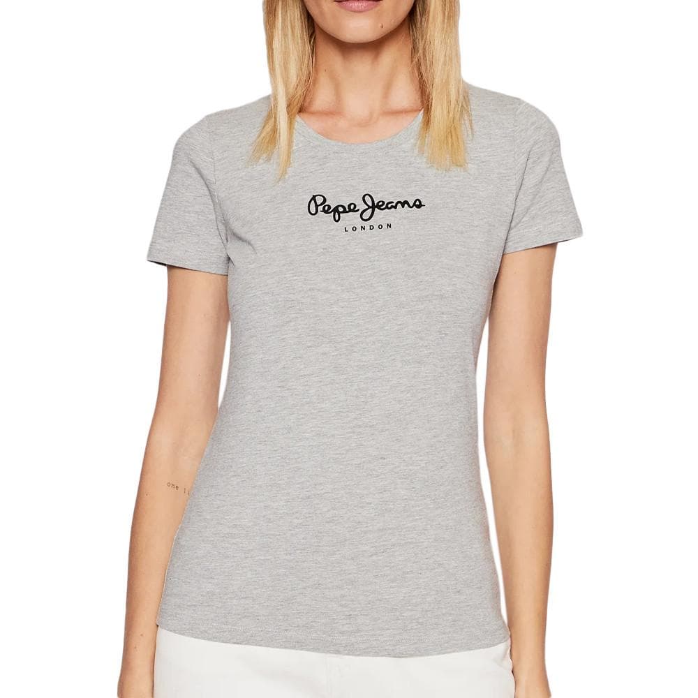 T-shirt Gris Femme Pepe Jeans New Virginia 1
