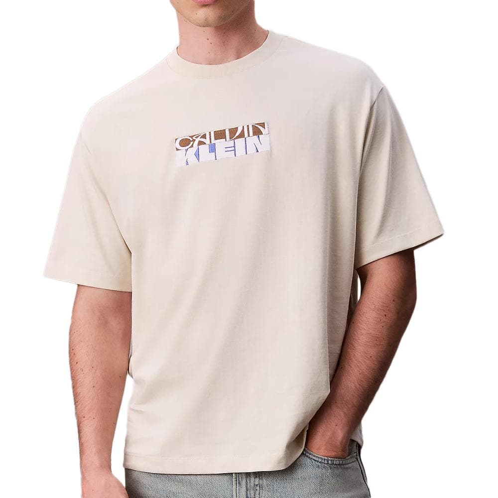 T-Shirt Beige Homme Calvin Klein Jeans LV04RD808G 1