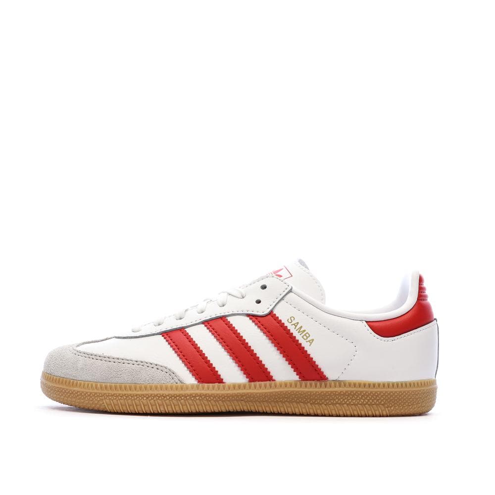 Samba Baskets Blanches/Rouge Enfant Adidas Samba Og C 1