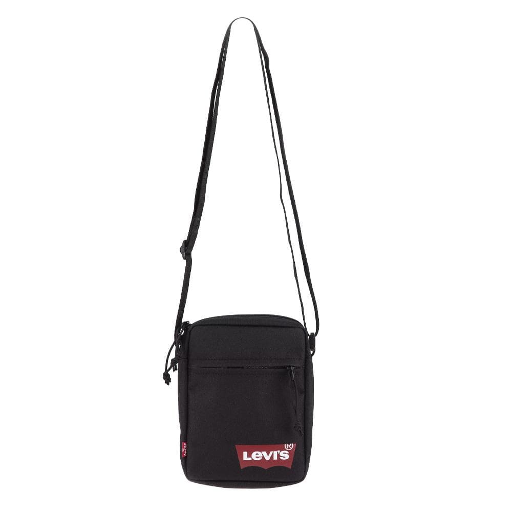 Sacoche Bandoulière Levi's Noire Compacte avec Poches Zippées 1