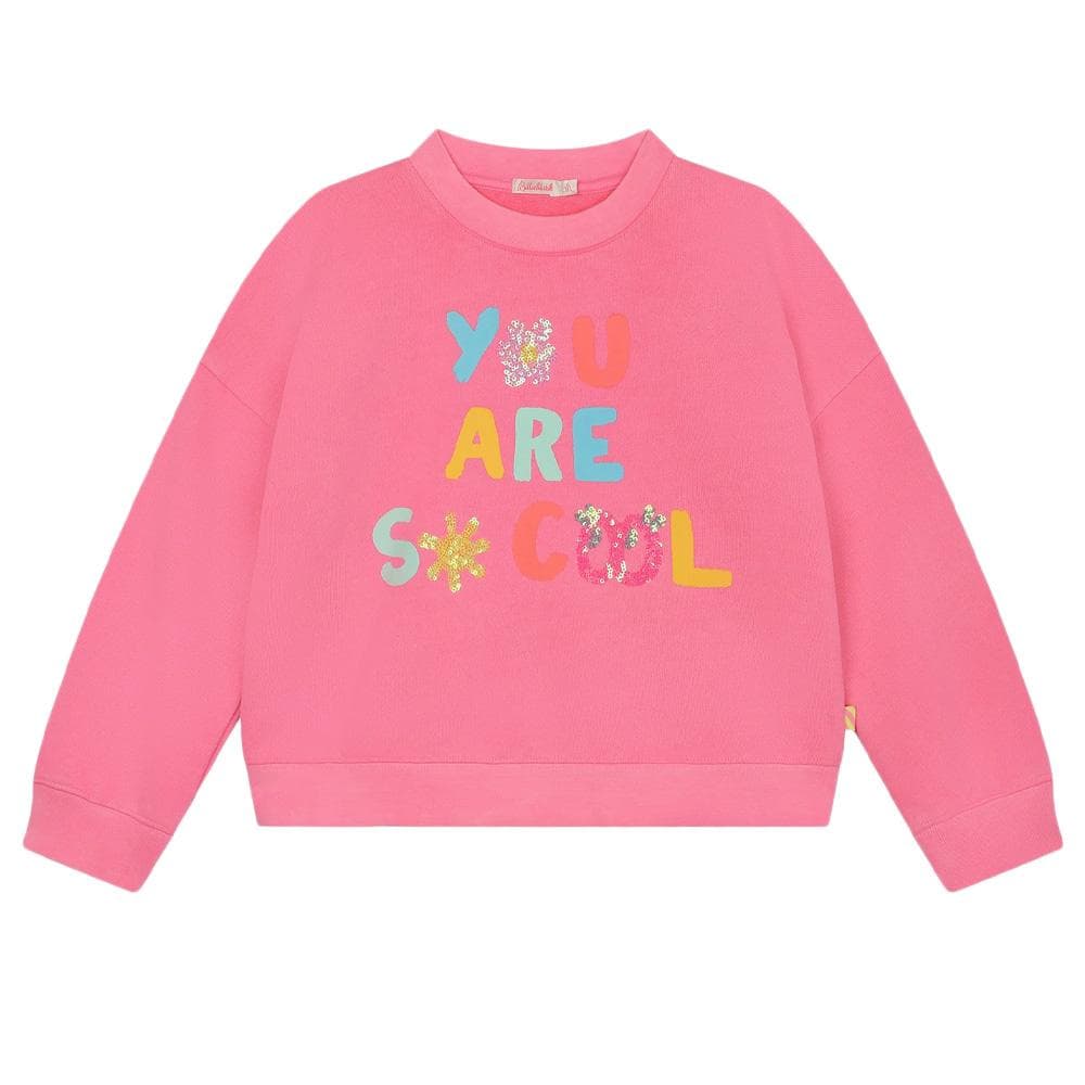 Sweat Rose Fille Billieblush U20097 1