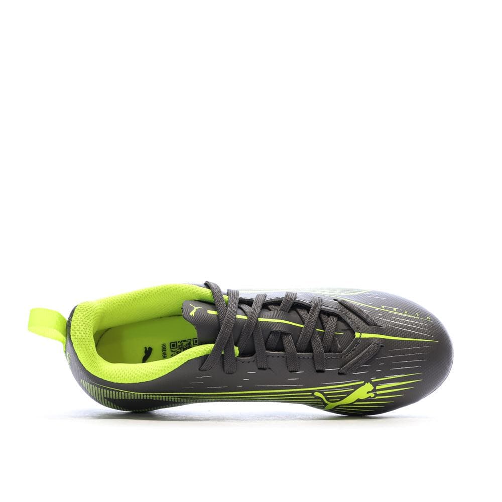 Chaussures de Foot Gris/Jaune Junior Puma Ultra 5 Play FG/AG Jr 4