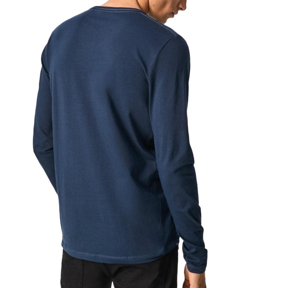 T-Shirt Manches Longues Marine Homme Pepe jeans Original Basic 2 2