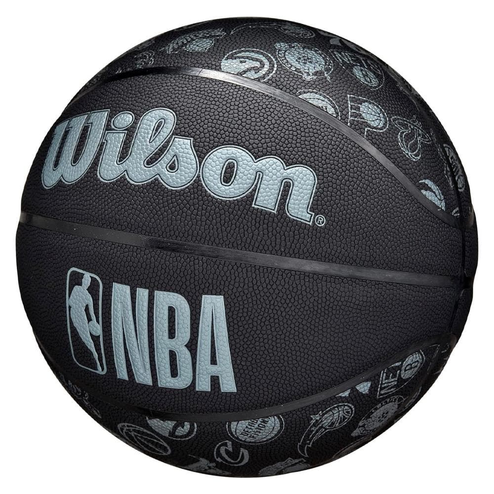 Ballon de Basket Noir Wilson NBA All Team - Taille 2
