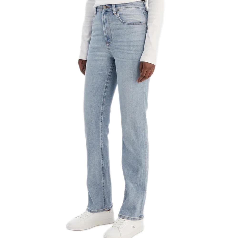 Jean Droit Bleu Femme Calvin Klein JeansRise 1